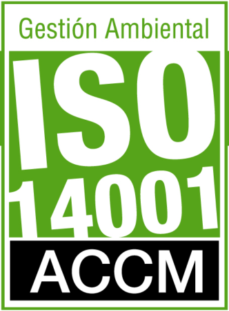 Certificado ISO 14001 · Gestión ambiental (ACCM)